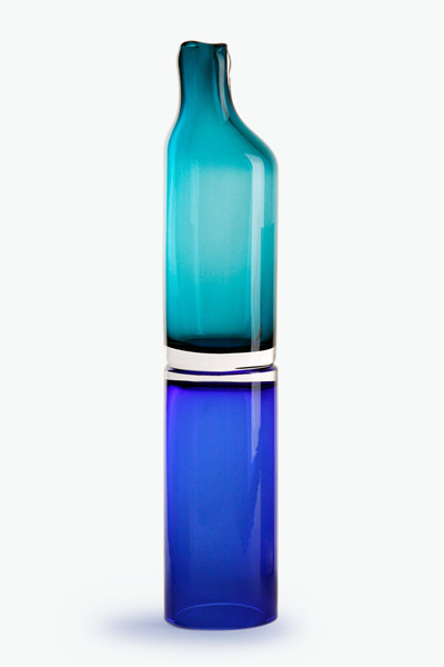 lagoon/cobalt 24″H x 4 3/4″Dia (61x12cm)