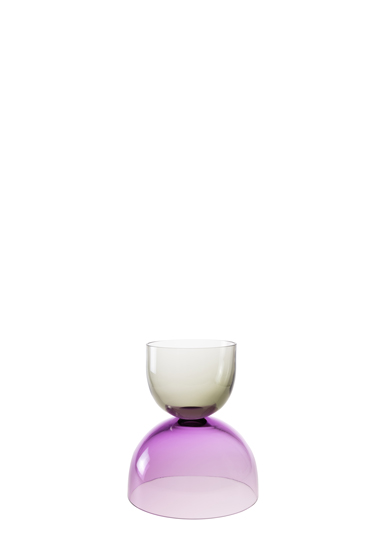 shape 6 tourmaline/violet 10”H x 9”Dia (25x23cm)