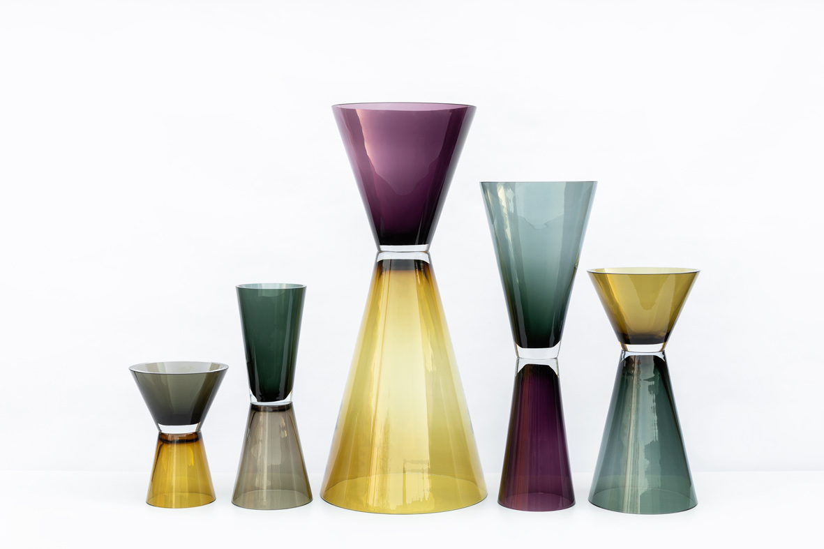 from left: shape 1, shape 2, shape 3, shape 4 and shape 5